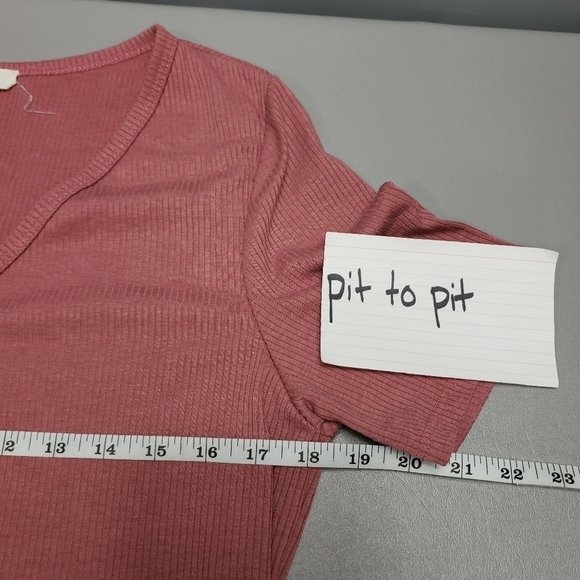 3/$15 A gain dark blush pink bodysuit plus size 3XL - Picture 7 of 9